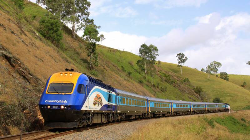 A file photo of a TrainLink service that operates passenger trains through regional NSW. Some services were stopped on February 21, 2022 over a dispute between the NSW Government and the rail workers union.