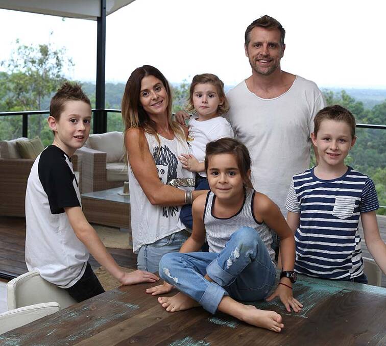 The Cullen family. Photo: Ted Holliday, The Courier Mail