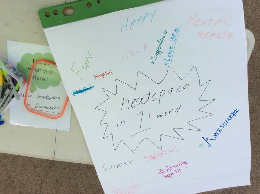 HELP ON ITS WAY: A consultation session has already been held at Gunnedah, during which young people had the opportunity to share what a headspace outreach will mean for them.