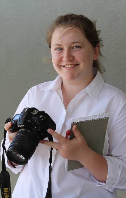 Leah Bexon enjoyed getting a taste of life as a journo last week during her work experience at the Moree Champion.