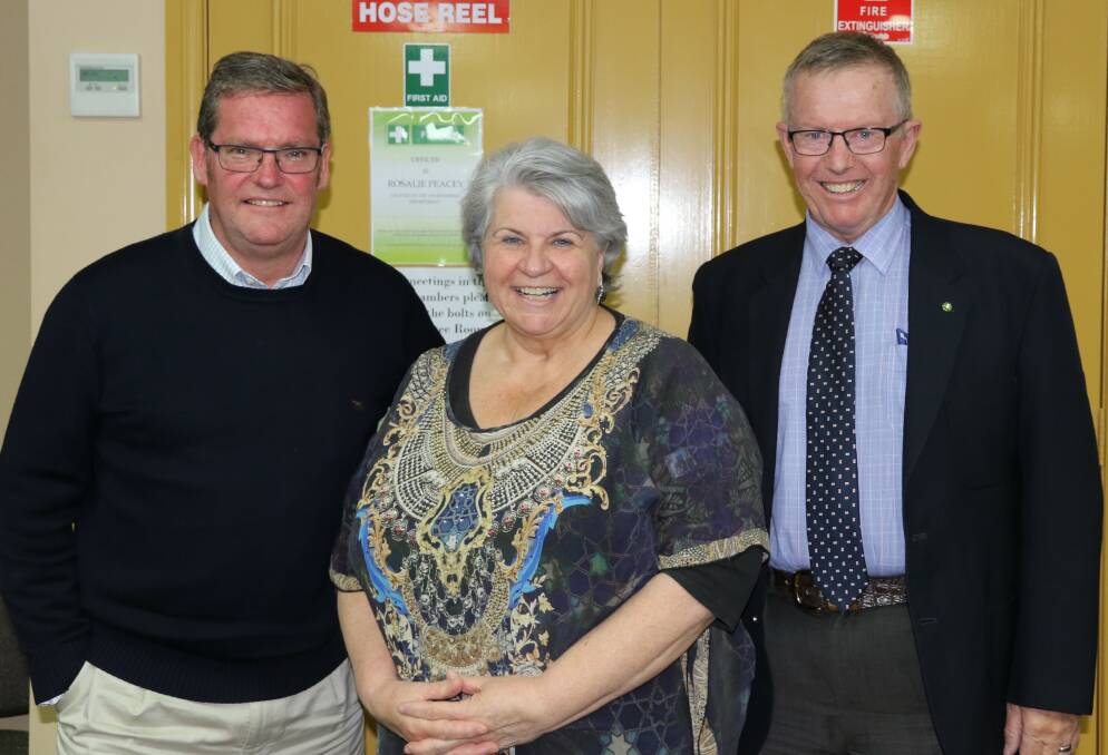 Federal Minister for Regional Development, The Hon. Dr John McVeigh, Moree Plains Shire Council mayor Katrina Humphries and Federal Member for Parkes The Hon. Mark Coulton.