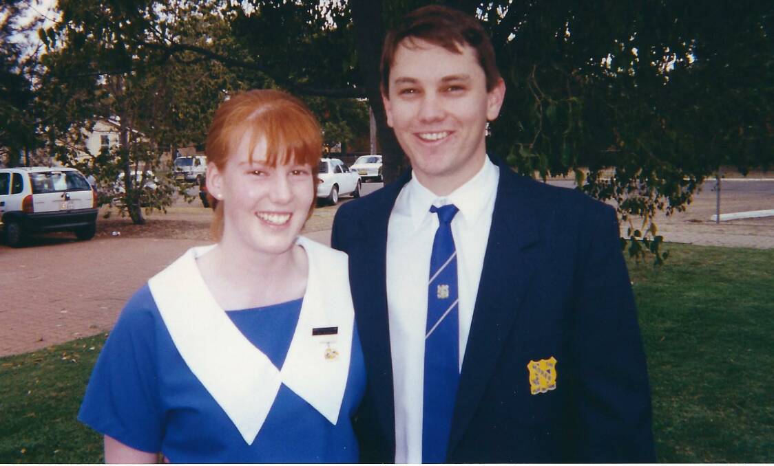 Kelly (nee James) and Michael Picone both graduated from high school in Moree and have since returned to develop their careers and raise their family.