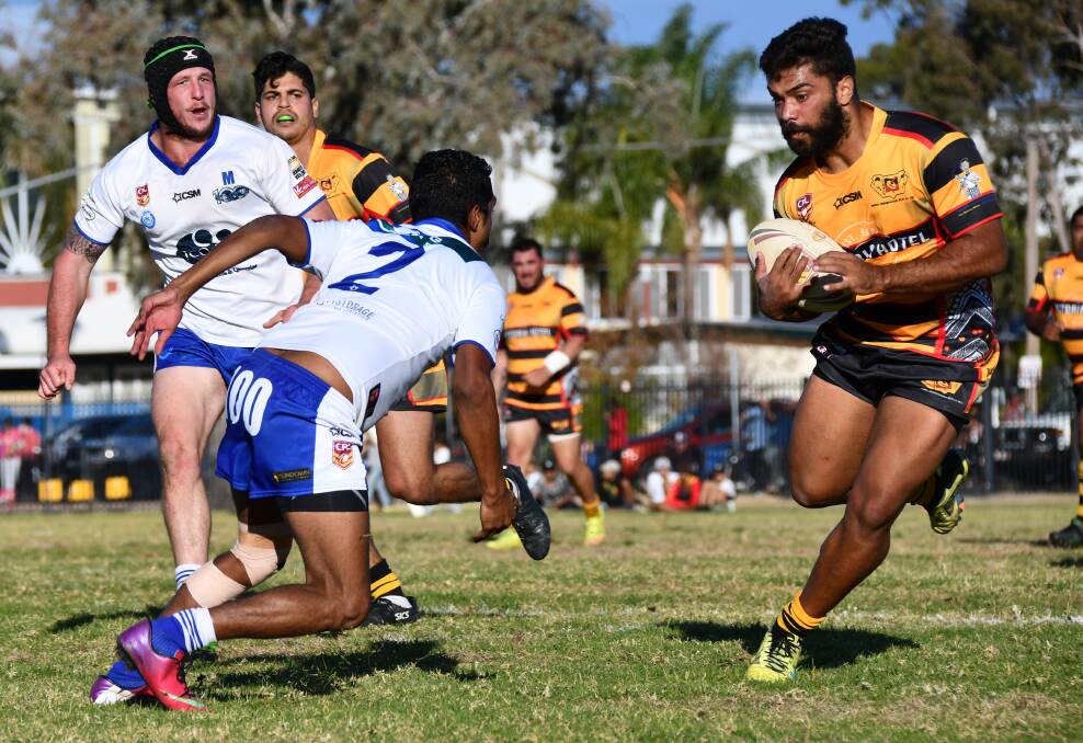 READY FOR BATTLE: The Moree Boomerangs will host the Moree Boars in the first local derby of the 2019 season.