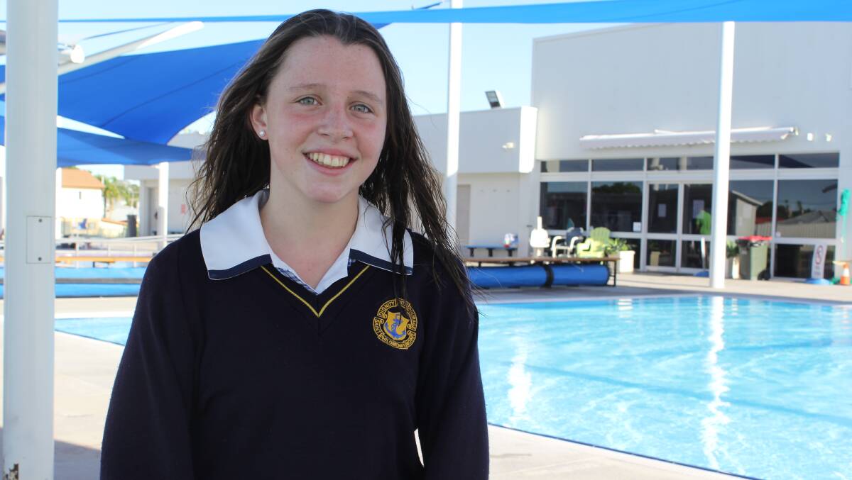 LEADER: Emily Di Donna will represent Moree Amateur Swimming Club and the region as a member of the Swimming NSW Youth Advisory Panel.