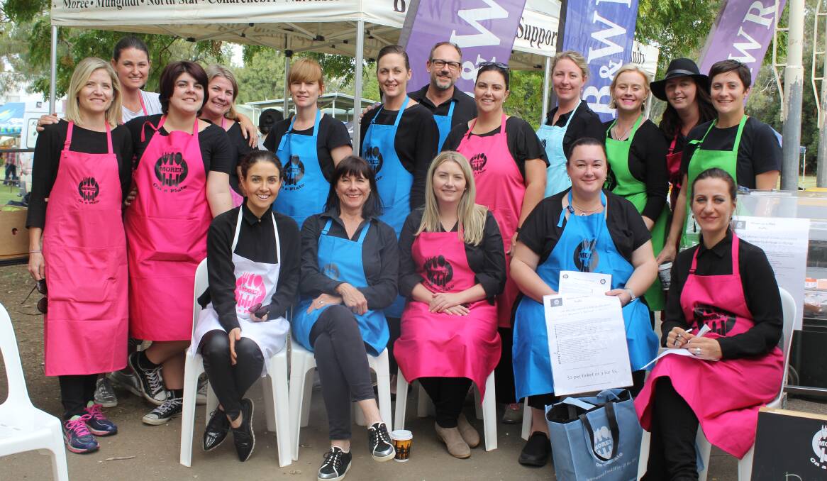 CALL FOR HELP: The Moree on a Plate committee are in need of volunteers to assist with the pack-up, clean-up and running of the popular food festival on Saturday, May 12. New committee members are also welcome. Pictured is last year's hardworking committee.
