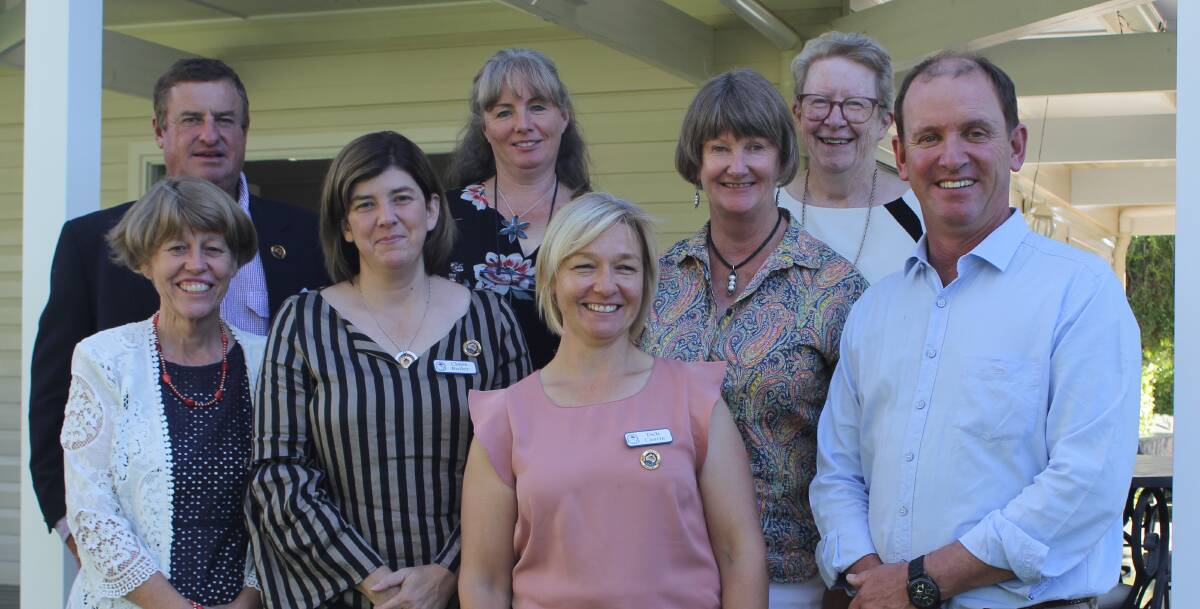 The ICPA NSW state council, including president Claire Butler (third from left).