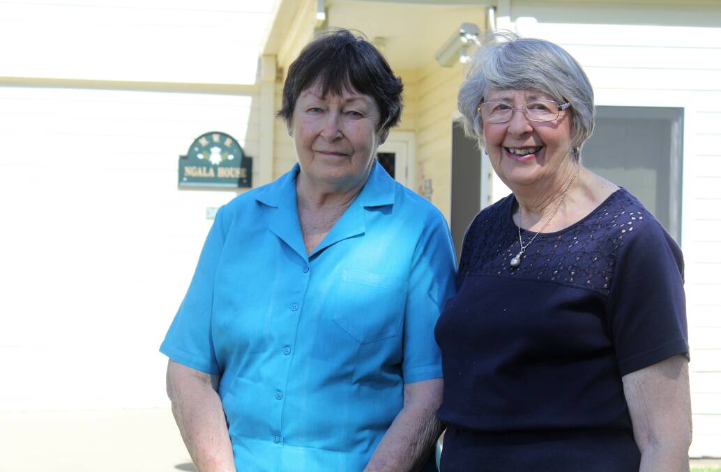 Ngala House manager Pattie Wood with Jean Gall who is stepping down from the board. The pair have enjoyed a great working relationship for more than two decades.