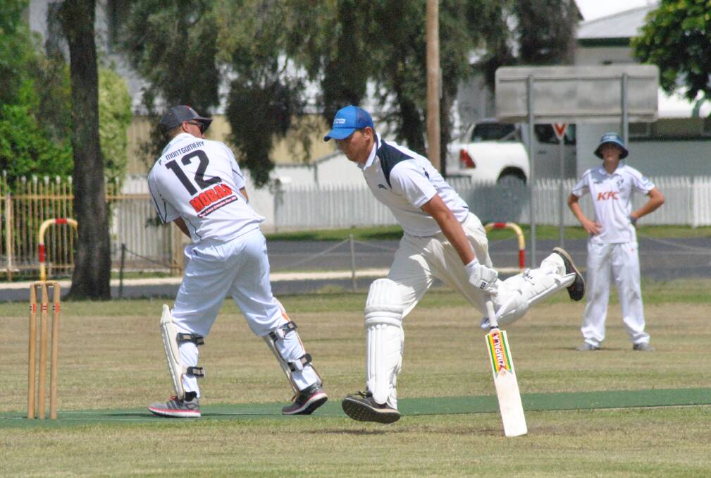 CENTURY: Stallions captain Chris Holland had a top game against Colts the week before last, putting 160 runs on the board - the first century of the season. Photo: Deb Holland