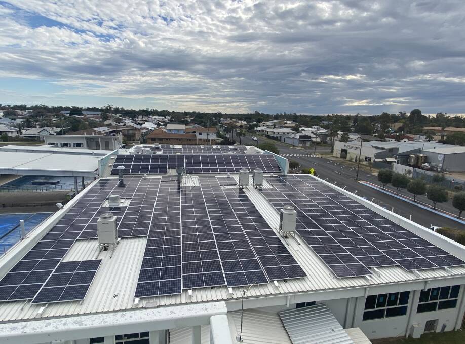 GREEN POWER: The 180KW Greenultimate Solar System has recently been installed on the roof of the MAAC, producing 900KW of power a day. Photo: supplied