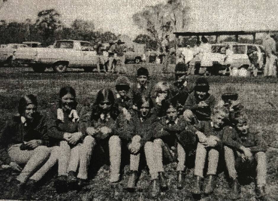 The Garah-Boomi Pony Club's first Jamboree team in 1968.