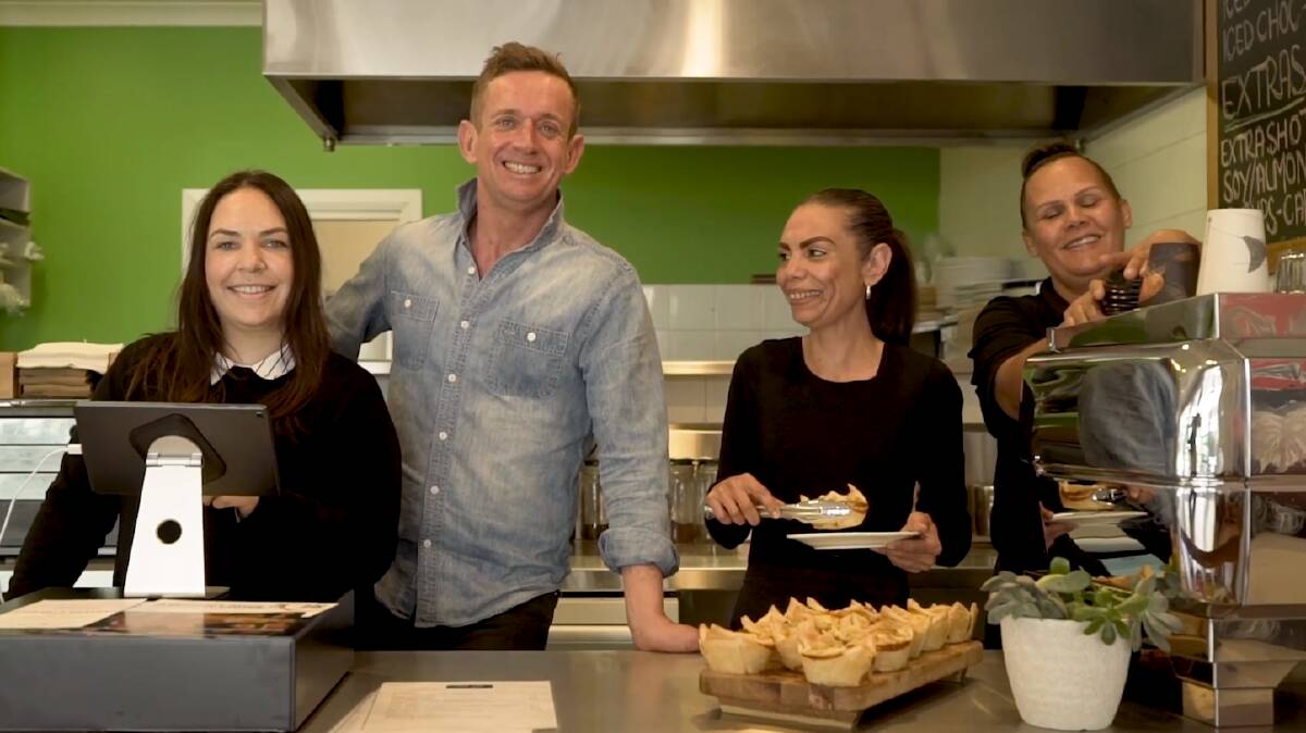 The team at Cafe Gali are among those featured in the video. Photo: still from video