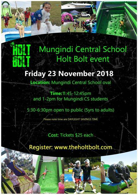 Bolt into Mungindi Central School for fun fundraising event