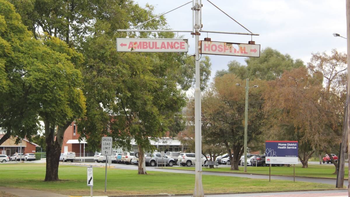 Moree Hospital saw less patients present to emergency between January and March, compared to the same period last year.