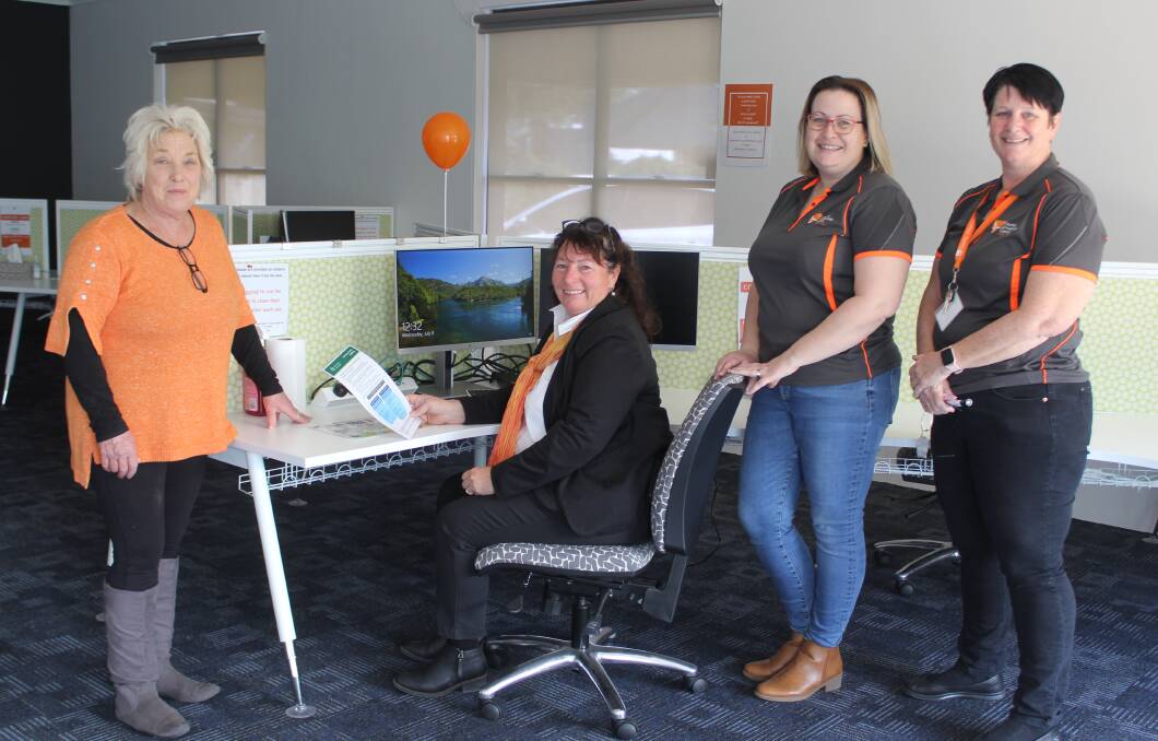TOP YEAR: CUC North West chair Cathy Redding, director Trudy Staines, manager Cathy Walters and Moree education support officer Linda McNeil celebrated one year since the centre opened.