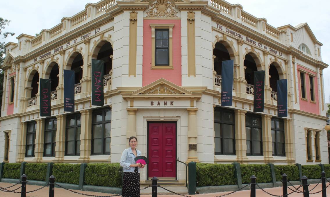 NEW ERA: Bank Art Museum Moree director Vivien Clyne pictured in front of the building which features new signage to reflect the new brand.