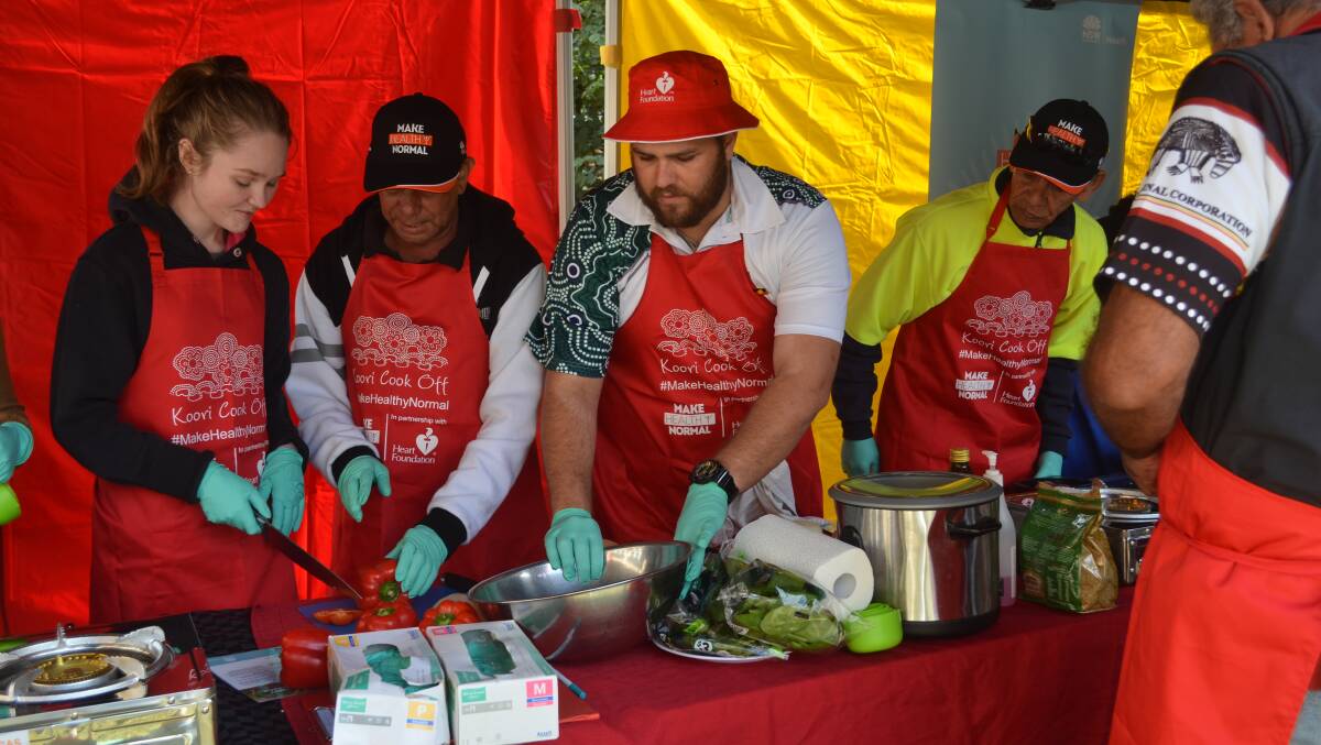Moree Secondary College hosted a Murri cook-off during NAIDOC Week last year.