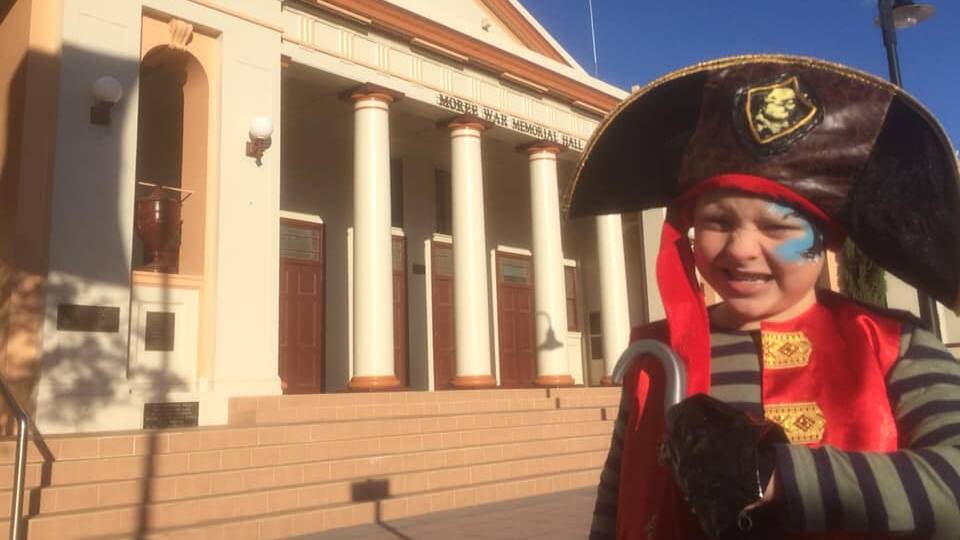 Pirate kid (aka Tom Phillips) is excited for the Country Kids Festival, to be held at Moree Civic Precinct in September next year.