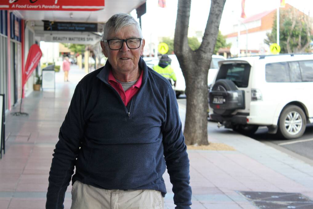 THANKFUL TO BE IN MOREE: Peter Nelson journeys north from Victoria most years to enjoy a few weeks of winter in Moree.