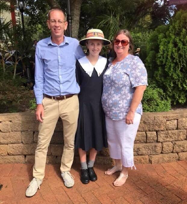 The Pearce family from Moree have been separated for the past month, as mum Natalie relocated to Queensland to be near her daughter Maddison, who attends boarding school in Toowoomba, while husband Jason was stuck in Moree. Photo: supplied