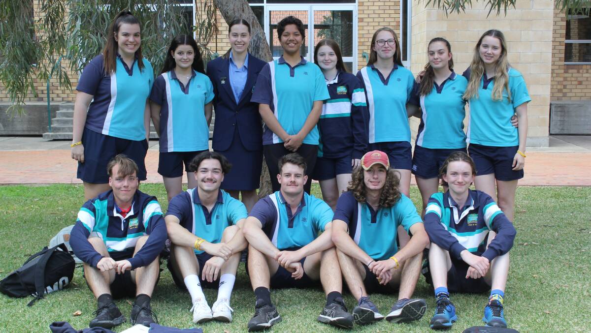 Some of the year 12 cohort from Moree Secondary College, who are looking forward to celebrating at their formal in November.