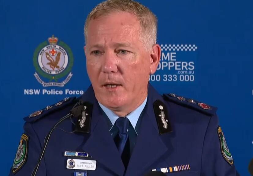 NSW police commissioner Mick Fuller.