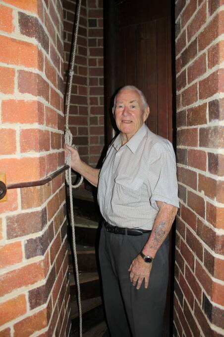 All Saints Anglican Church campanologist Lorne McFarlane will be ringing the bells at 9am every day.