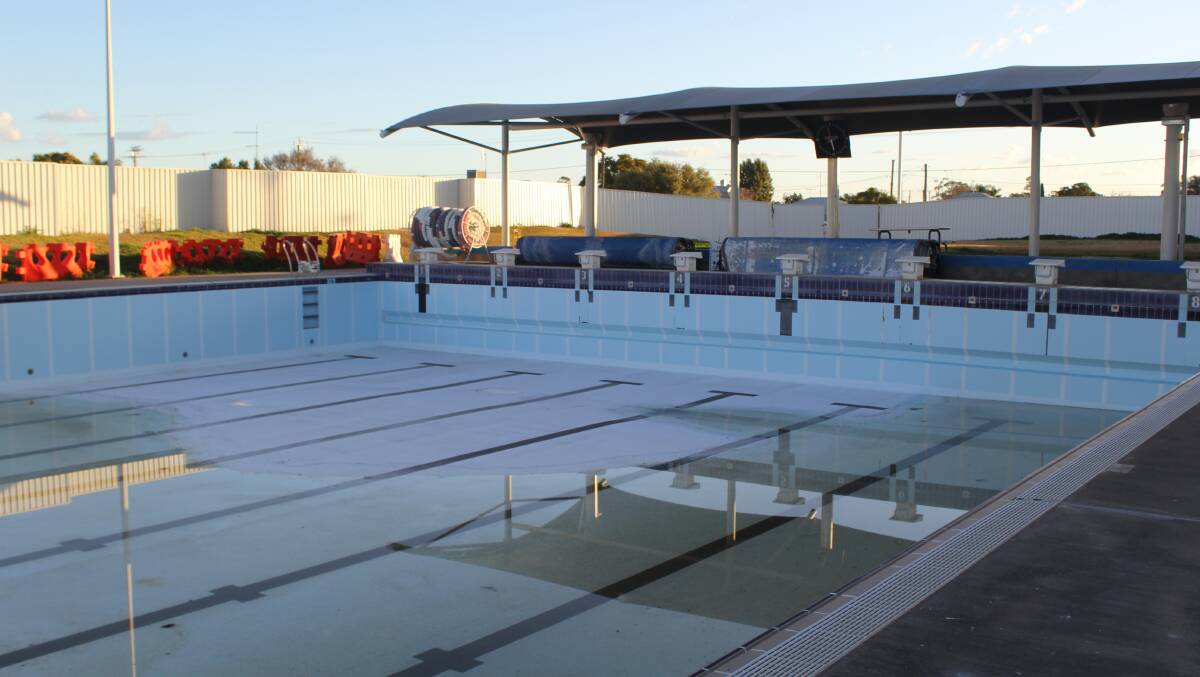 The reconstruction of Moree Artesian Aquatic Centre's Olympic pool is one of the major projects scheduled for completion this financial year.