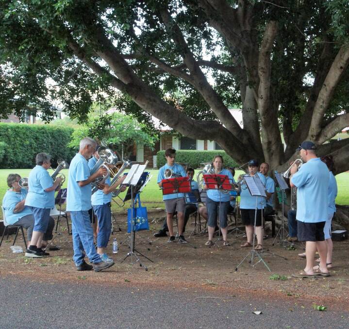 CHRISTMAS TRADITION: Moree and District Band has been setting up in various locations around Moree and the shire, all in the name of bringing joy and Christmas cheer to local residents.