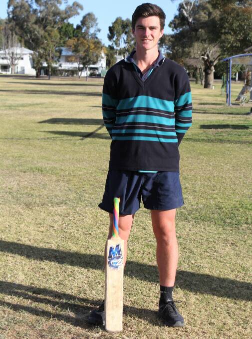 TALENTED: Moree Secondary College student Paddy Montgomery will be competing in the under 19s State Challenge in Sydney next week.