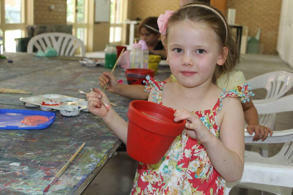 Hazel Picone enjoyed last year's summer holiday art workshops.
