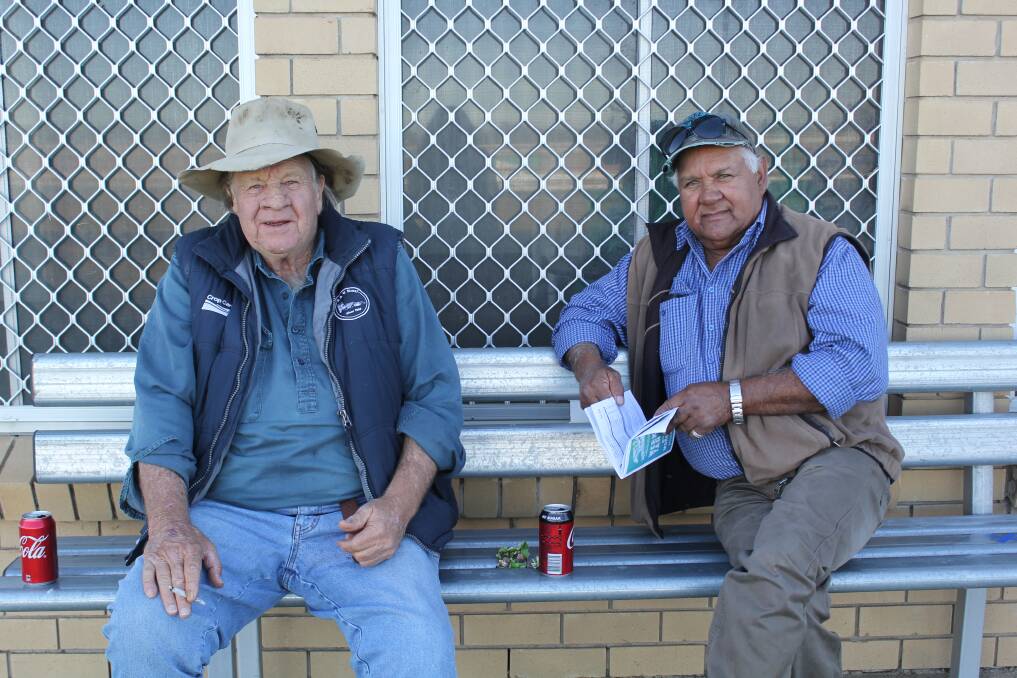Doug Hall and Martin Fernando attended the first race meeting open to the general public last week.