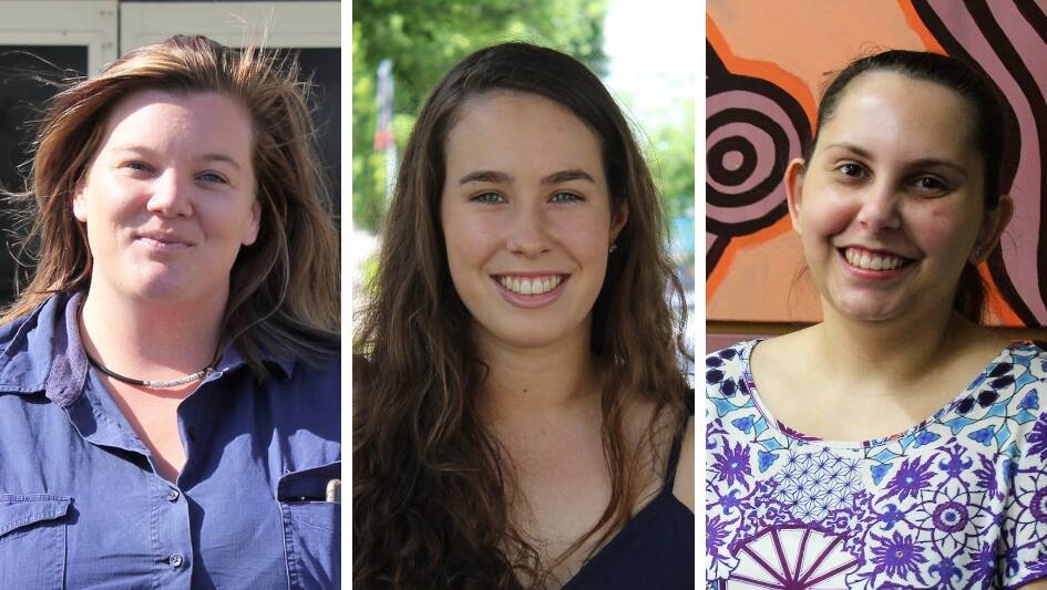 YOUNG ACHIEVERS: Bree Pring, Emily Cosgrove and Jess Duncan have been nominated for the 2019 NSW/ACT Young Achiever Awards.
