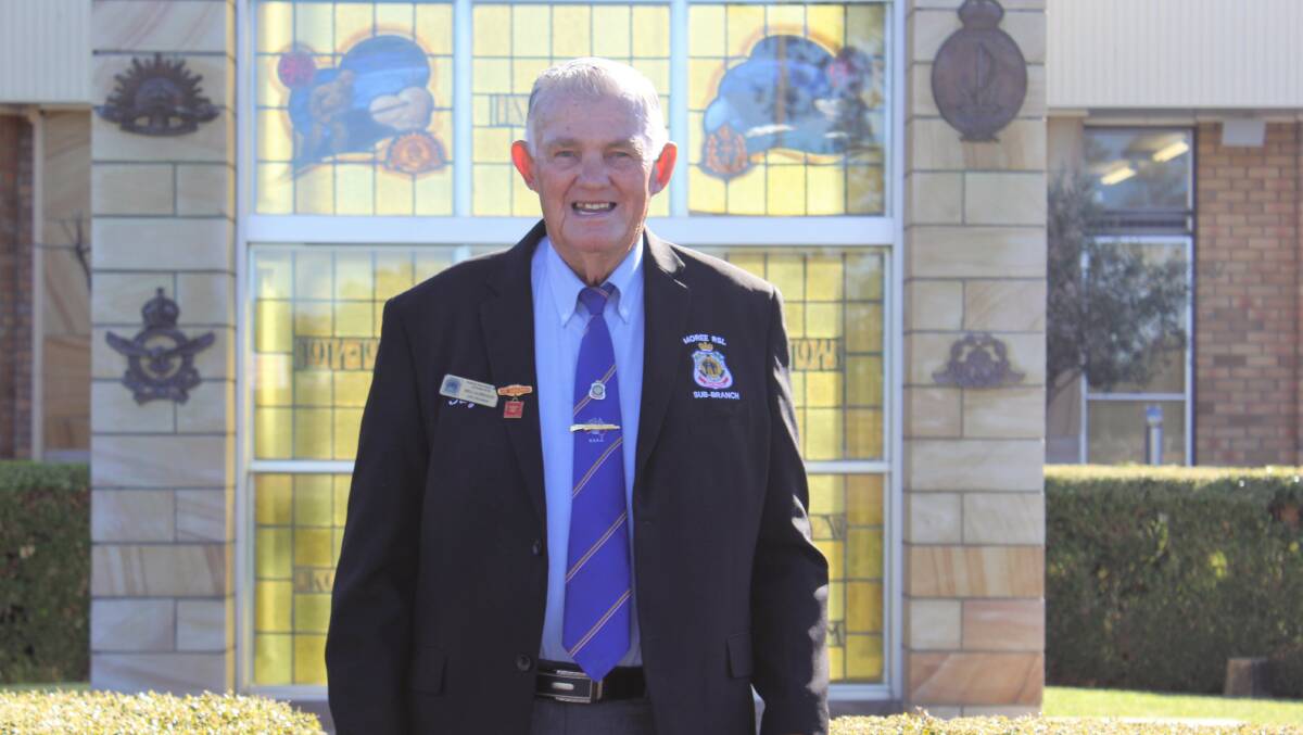 HONOUR: Moree RSL sub-branch president and North West National Servicemen's Association sub-branch president Reg Jamieson was thrilled to be awarded an Order of Australia Medal (OAM).