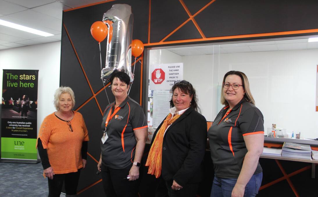 CUC North West chair Cathy Redding, Moree education support officer Linda McNeil, director Trudy Staines and manager Cathy Walters celebrated one year since the centre opened.