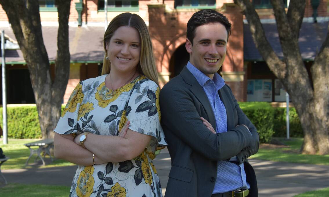 TEAMING UP: Rhodes Kildea solicitor Nicole Youngberry and Webb and Boland solicitor Dominic Wilcox invite families to resolve their family law issues through collaborative practice to avoid the court system. Photo: Sophie Harris