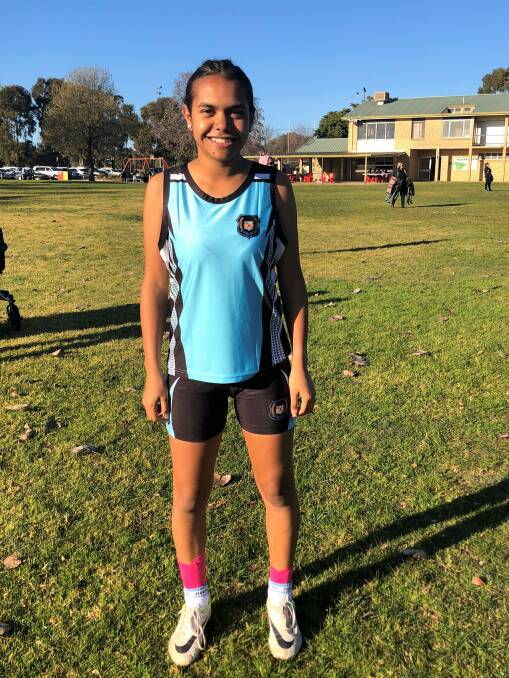 Kiara Smith recently represented Moree in the North West open girls touch football side at the NSW CHS carnival in Wagga Wagga.