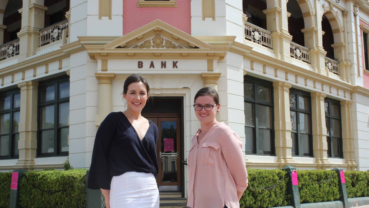 EXCITING TIMES: Moree Plains Gallery director Vivien Clyne and education officer Caitlyn Boland are looking forward to this weekend's launch.