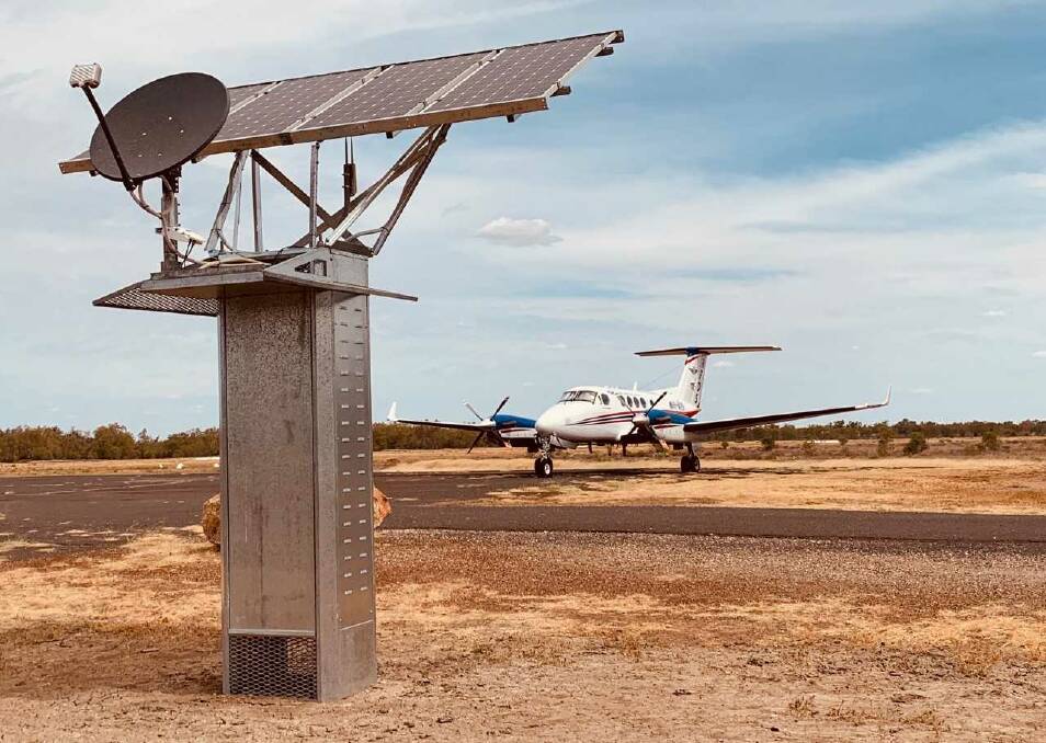 Activ8me will be installing an NBN groundstation hub to the Collarenebri airstrip. Photo: RFDS
