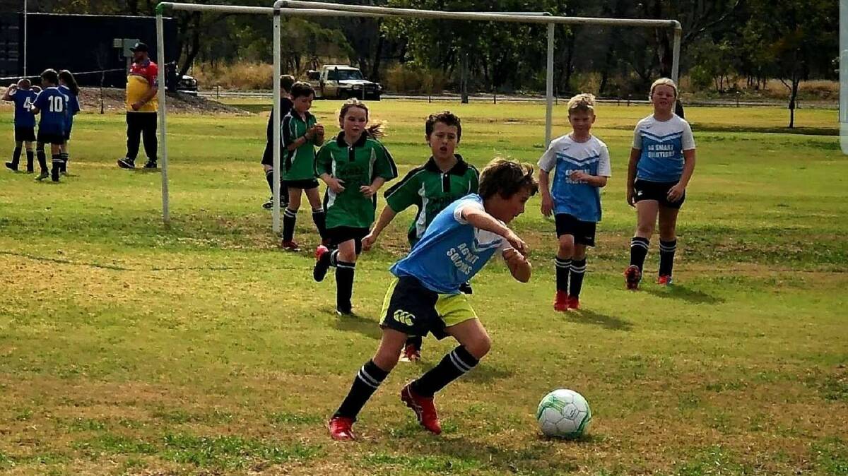 Moree Junior Soccer Club will receive $3000 for new goals and nets. Photo: supplied