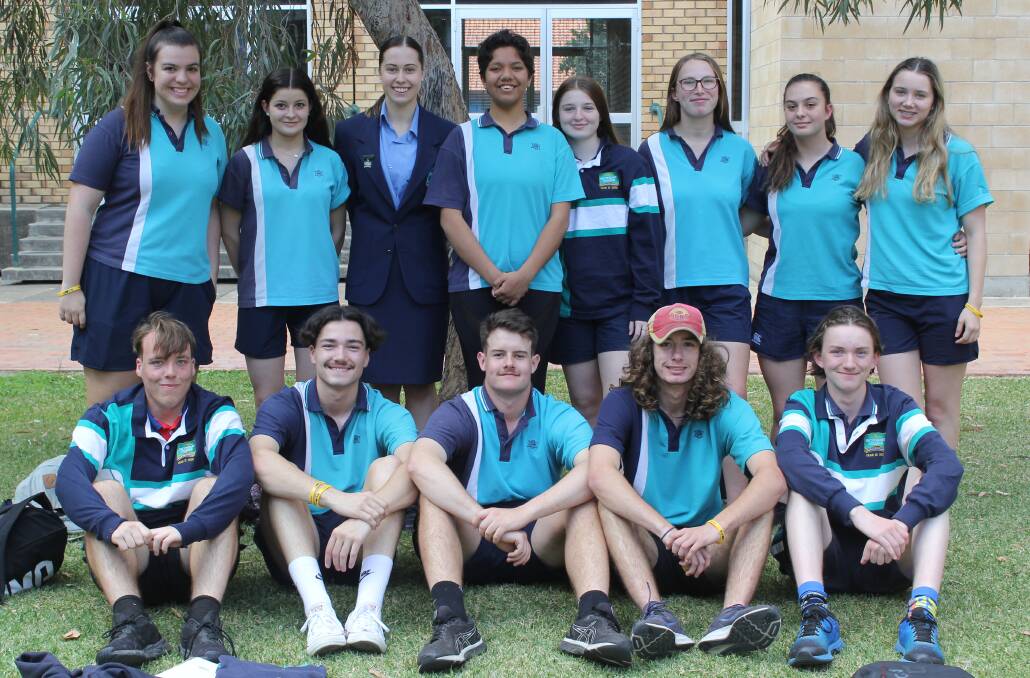 THRILLED: Some of the year 12 cohort from Moree Secondary College, who are excited to be able to celebrate the end of their schooling and graduation.