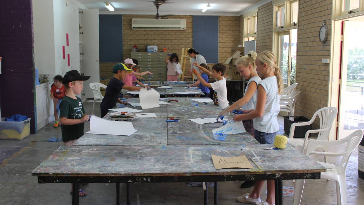 GETTING CREATIVE: Children had a great time during the January school holiday workshops.