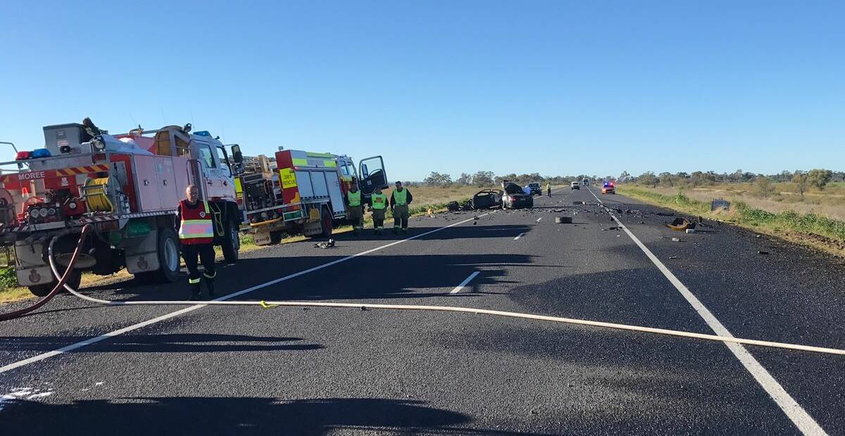 DEVASTATION: The crash scene. Photo: Live Traffic NSW