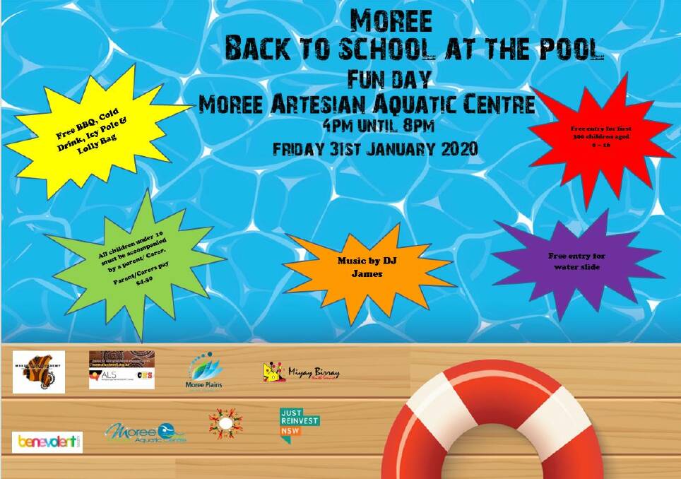 Celebrate the end of school holidays with a fun day at the pool