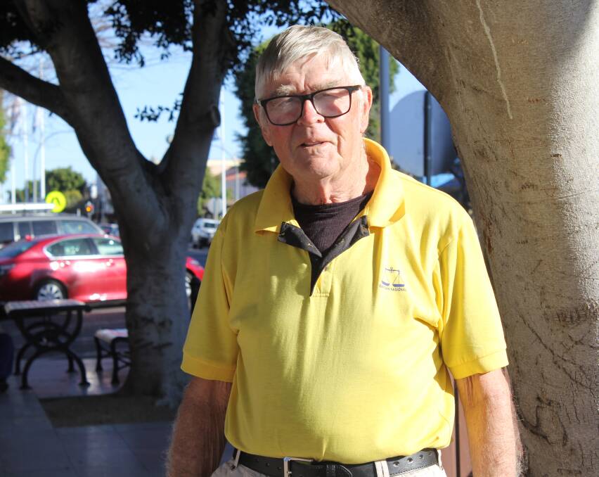 ENJOYING MOREE'S WARM WINTER: Retired CSIRO weather monitor Peter Nelson visited Moree recently. Most years he journeys north from Victoria to enjoy a few weeks of winter in Moree, and he still regularly monitors Moree's weather.