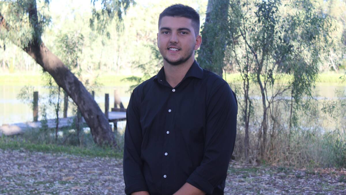 LEADING BY EXAMPLE: Wyatt Roberts has overcome being homeless and has since managed to finish year 12, get a job and be a role model to other young boys, with the help of the Moree Clontarf Academy.