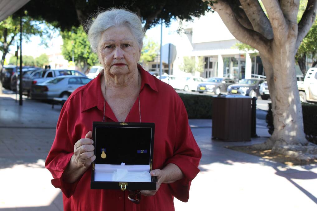 DEVASTATED: Moree Aboriginal elder Noeline Briggs-Smith is appealing for help to find her stolen Order of Australia Medal, which was taken from this box during the breal-in last Friday.