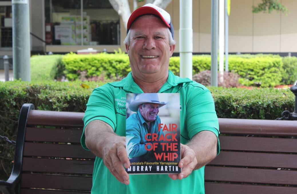 NEW RELEASE: Moree poet Murray 'Muz' Hartin with his latest book, 'Fair Crack of the Whip', which was released just before Christmas.