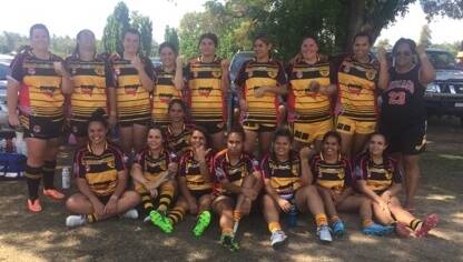ON TOP: Moree Boomerangs are currently undefeated, sitting at the top of the table in the Group 19 women's nines tournament.