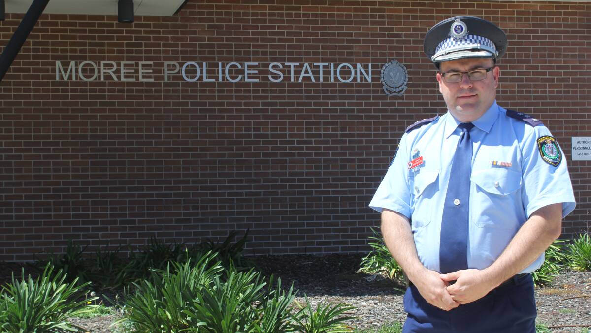 FAREWELL: Inspector Martin Burke will finish up as Moree's officer-in-charge on Friday before moving to Kempsey to tackle some new challenges.