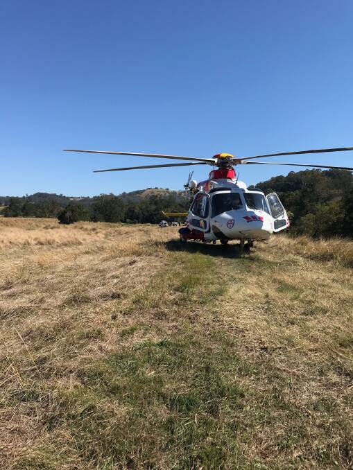 Man rescued after being impaled in farm accident